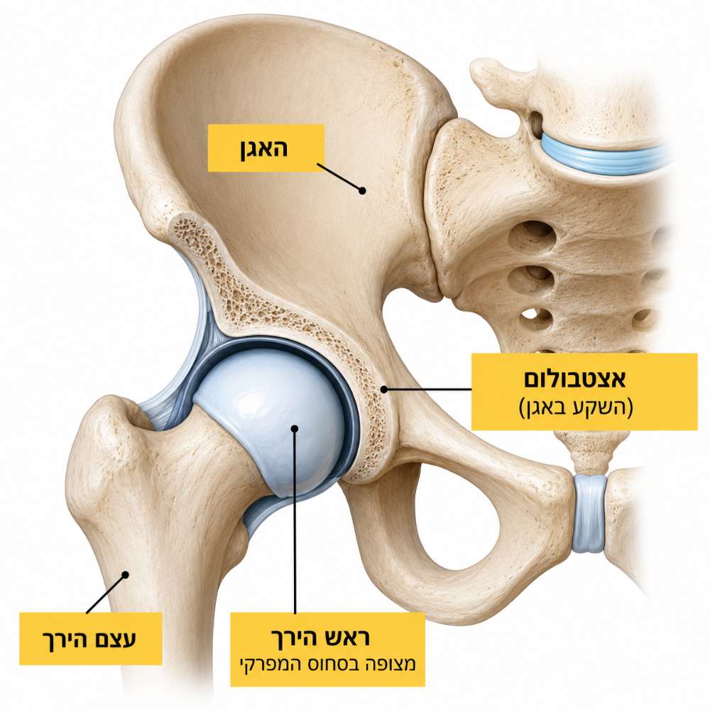 אנטומיה של מפרק הירך