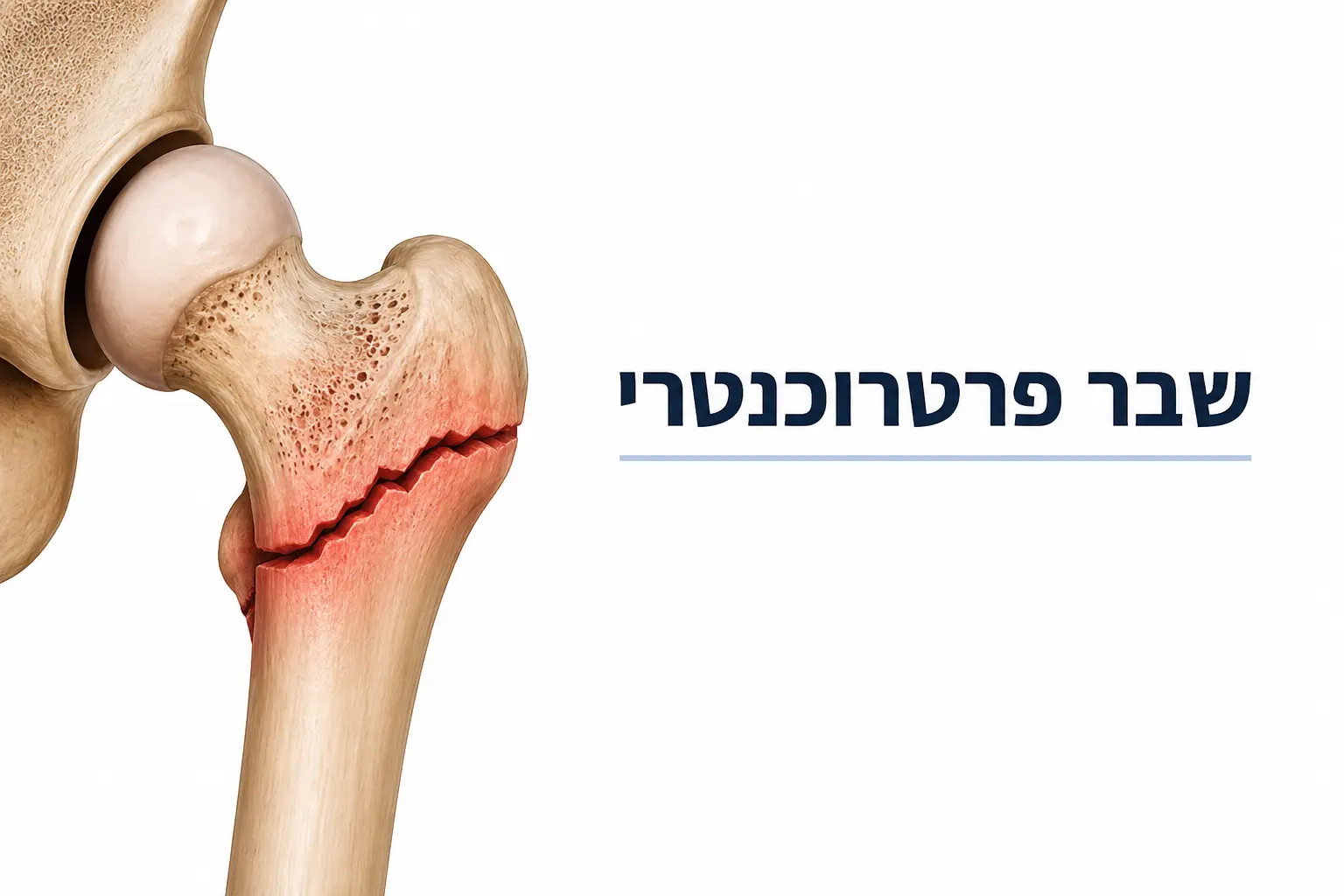 איור של שבר פרטרוכנטרי Pertrochanteric fracture