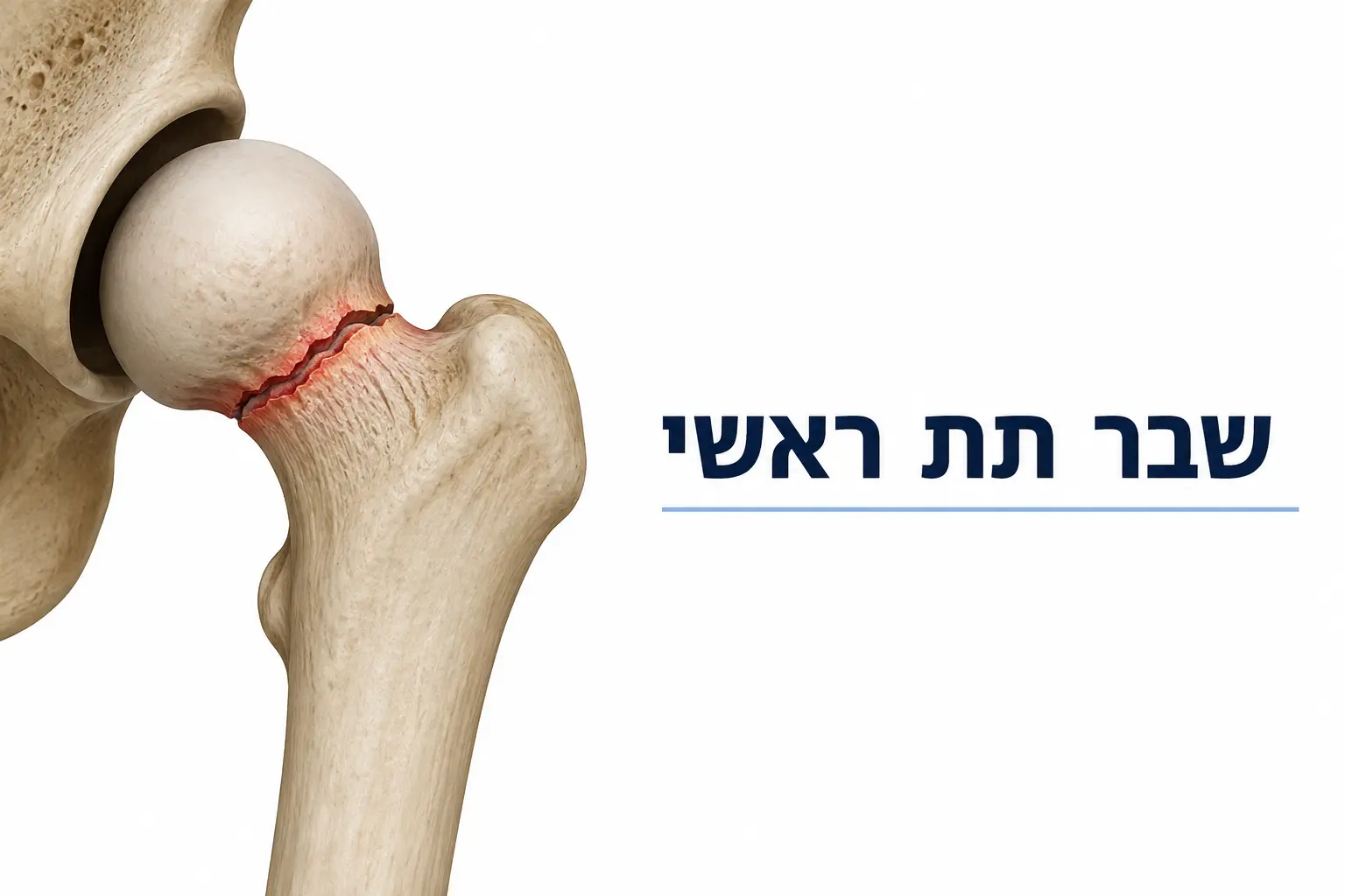 איור של שבר תת־ראשי Subcapital fracture
